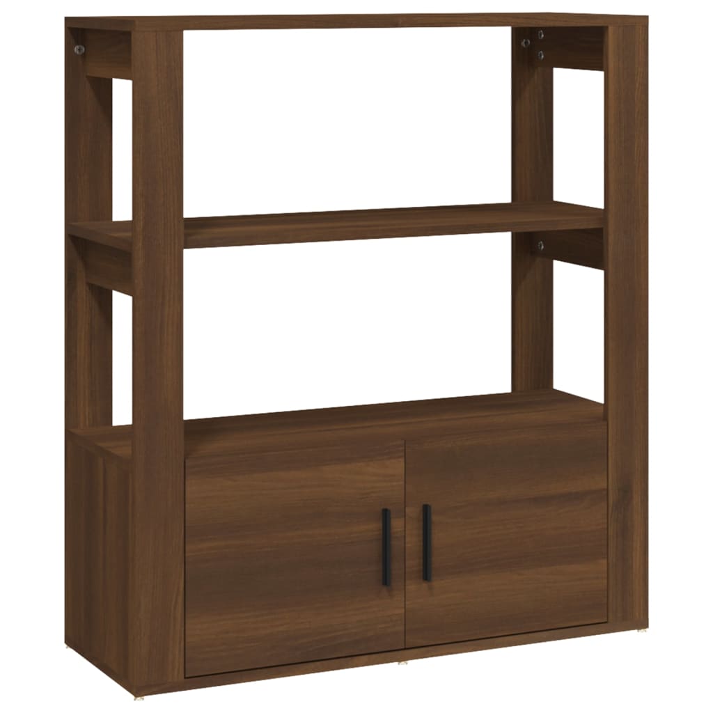 Buffet Chêne marron 80x30x90 cm Bois d'ingénierie Buffets & bahuts vidaXL