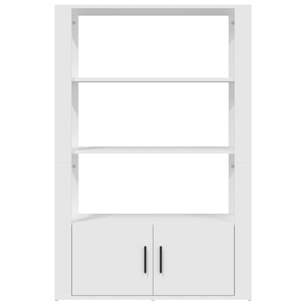 Buffet Blanc 80x30x119,5 cm Bois d'ingénierie - XIOS