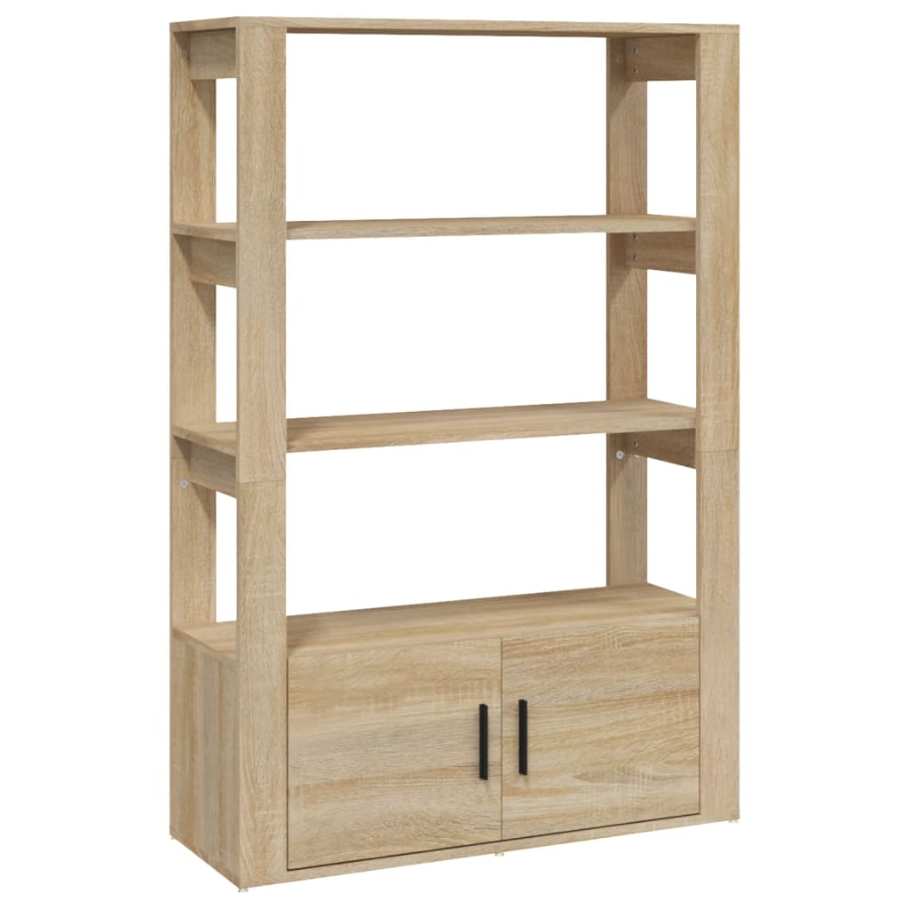 Buffet Chêne sonoma 80x30x119,5 cm Bois d'ingénierie