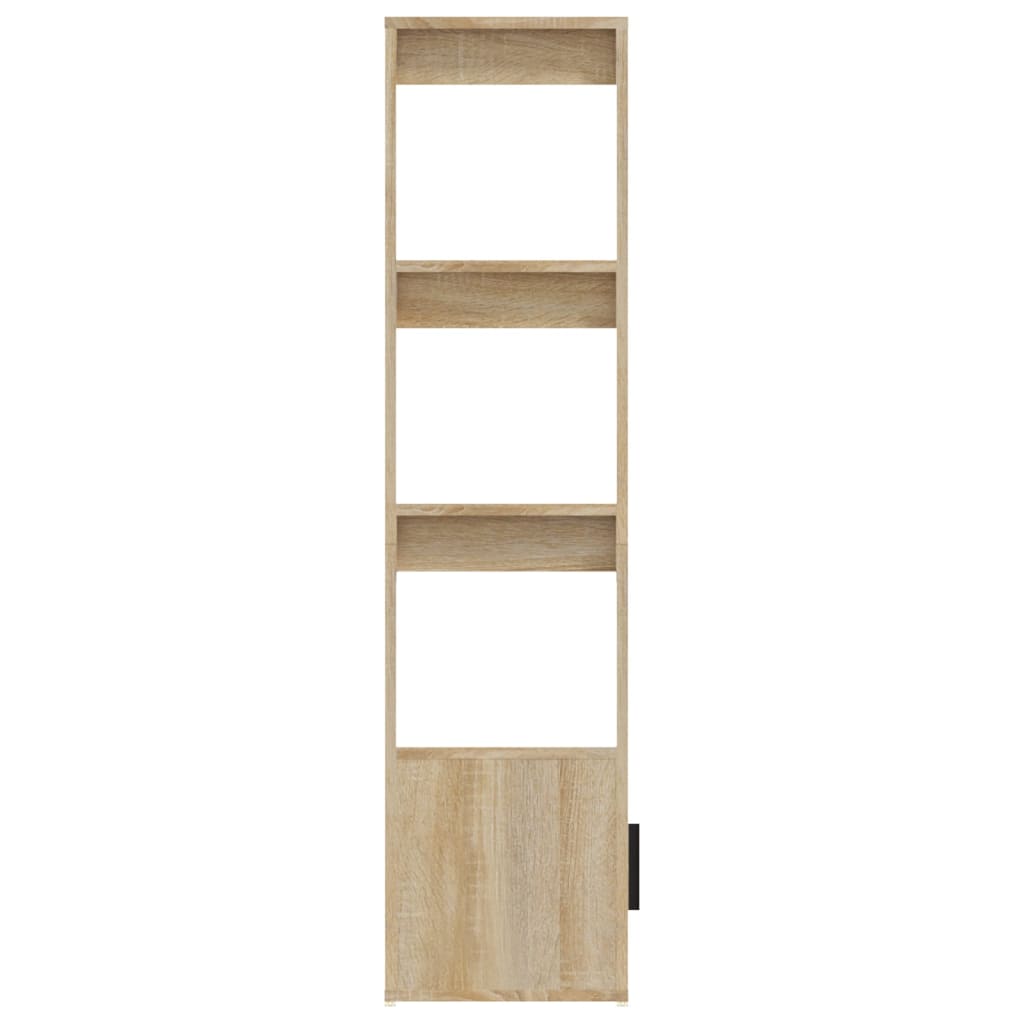 Buffet Chêne sonoma 80x30x119,5 cm Bois d'ingénierie