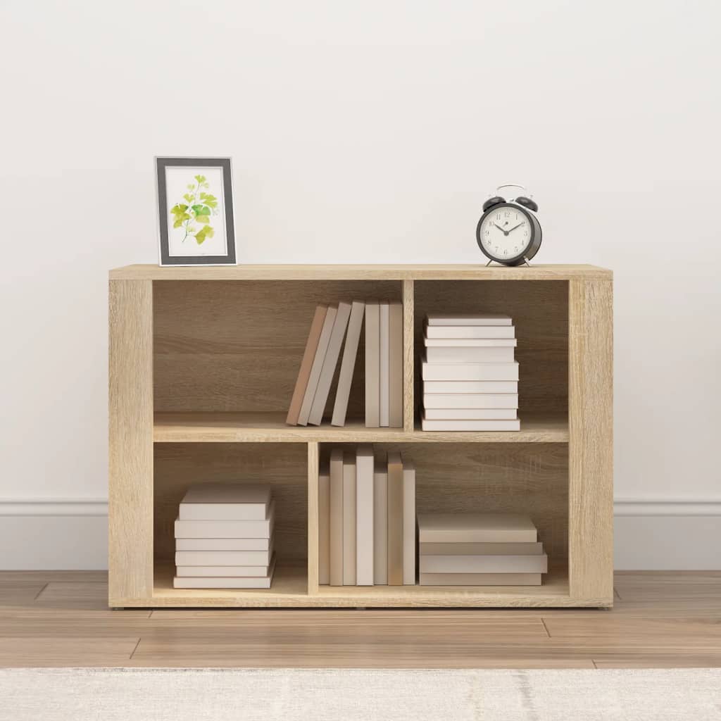 Buffet Chêne sonoma 80x30x54 cm Bois d'ingénierie