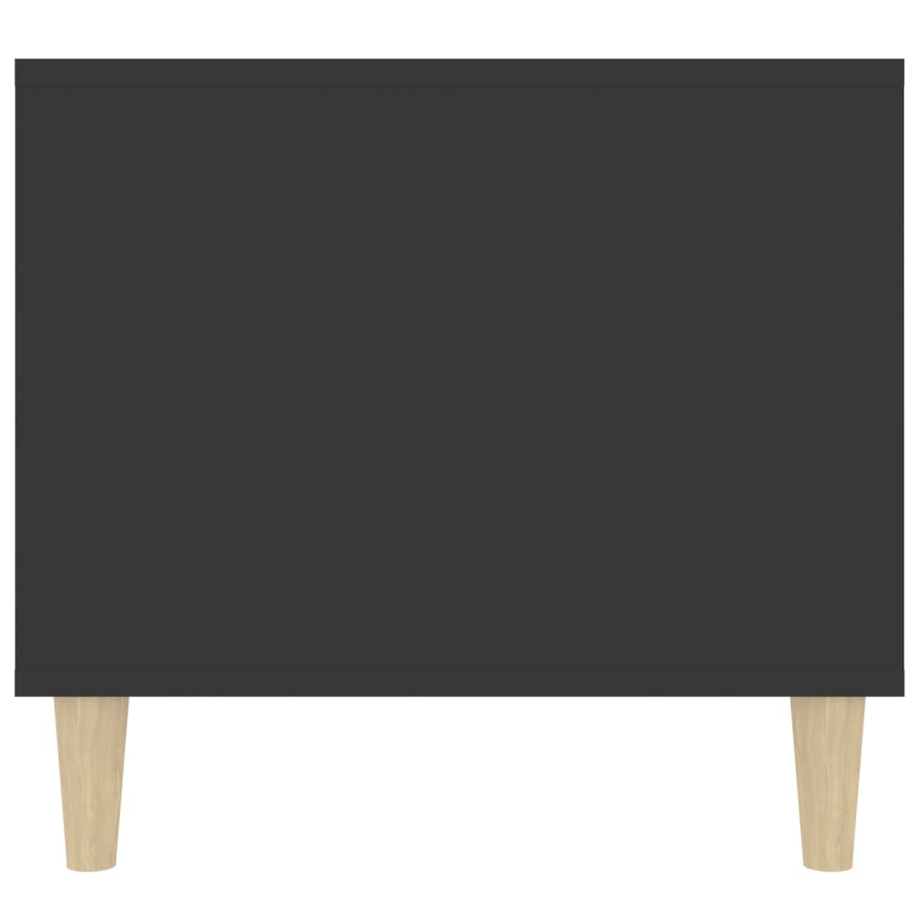 Table basse Noir 90x49x45 cm Bois d'ingénierie - XIOS