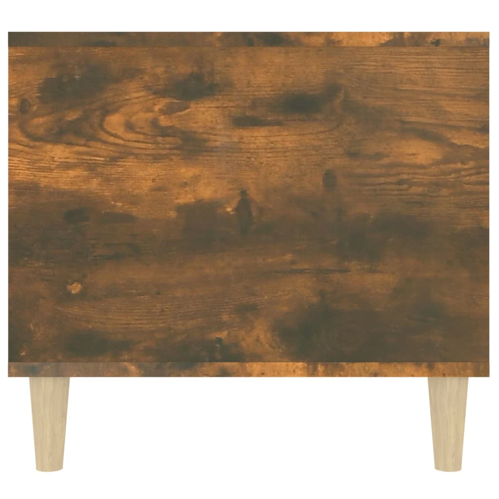 Table basse Chêne fumé 90x49x45 cm Bois d'ingénierie - XIOS