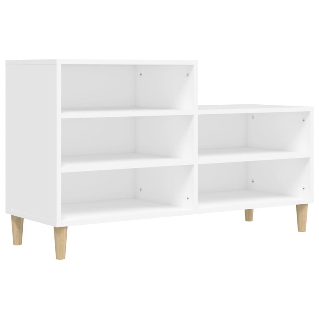 Armoire à chaussures Blanc 102x36x60 cm Bois d'ingénierie - XIOS