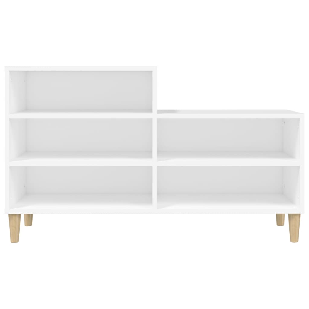 Armoire à chaussures Blanc 102x36x60 cm Bois d'ingénierie - XIOS
