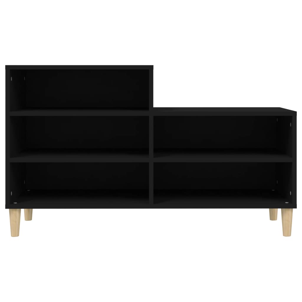 Armoire à chaussures Noir 102x36x60 cm Bois d'ingénierie - XIOS