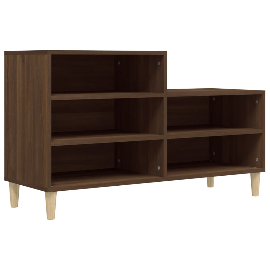 Armoire à chaussures Chêne marron 102x36x60cm Bois d'ingénierie - XIOS