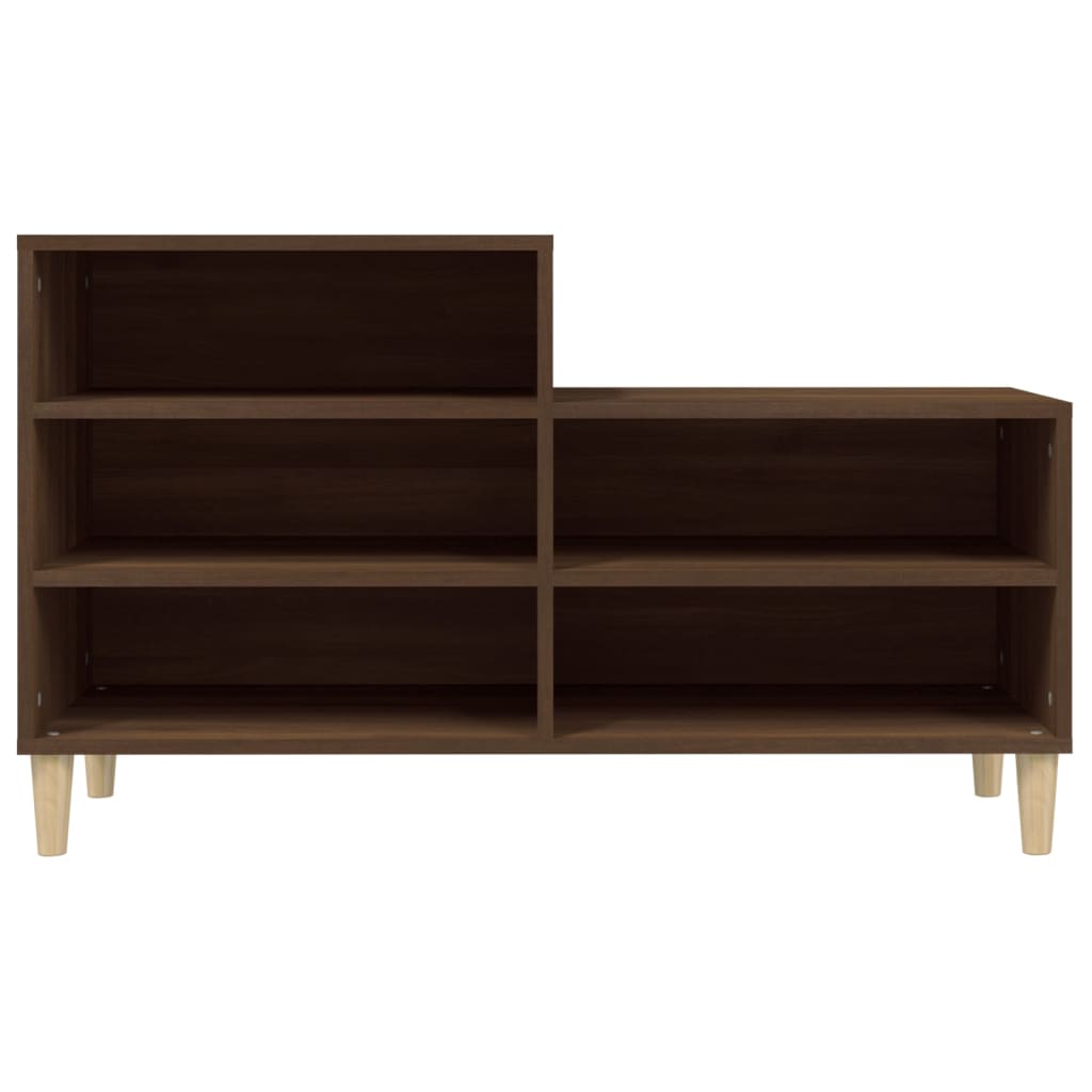 Armoire à chaussures Chêne marron 102x36x60cm Bois d'ingénierie - XIOS