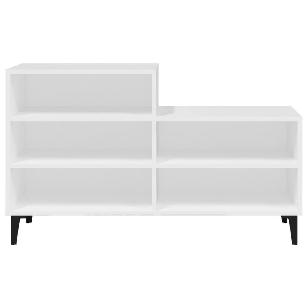 Armoire à chaussures Blanc 102x36x60 cm Bois d'ingénierie - XIOS