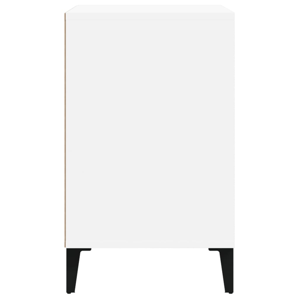 Armoire à chaussure Blanc brillant 102x36x60 cm Bois ingénierie - XIOS