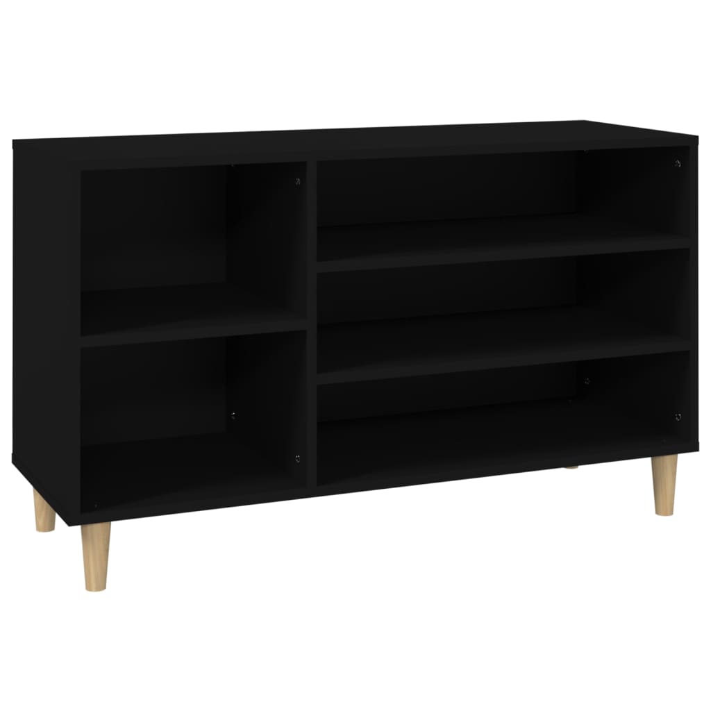 Armoire à chaussures Noir 102x36x60 cm Bois d'ingénierie - XIOS