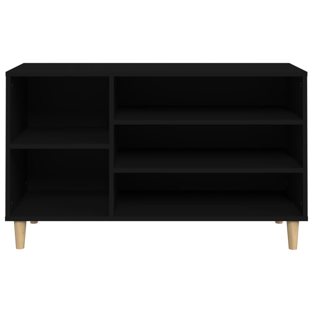 Armoire à chaussures Noir 102x36x60 cm Bois d'ingénierie - XIOS
