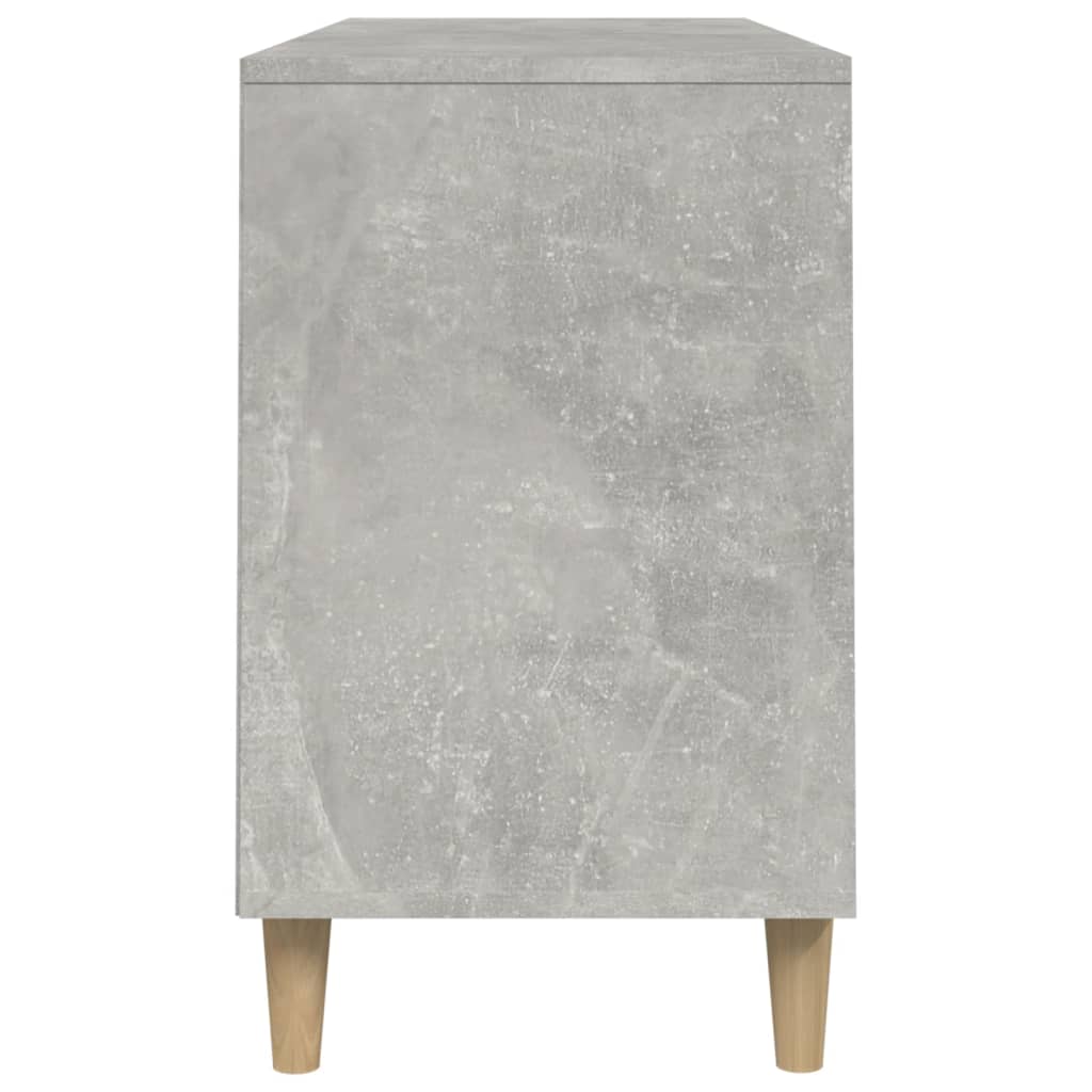 Armoire à chaussures Gris béton 102x36x60 cm Bois d'ingénierie - XIOS