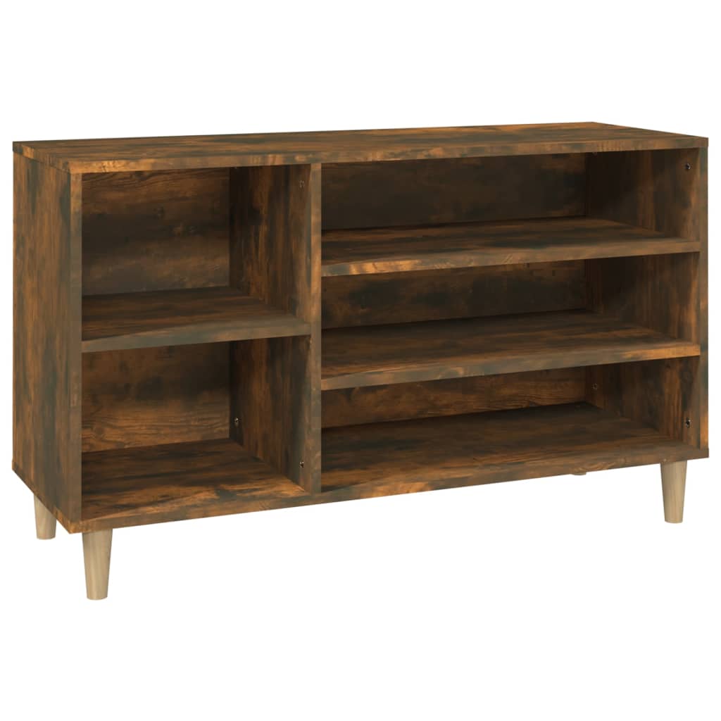 Armoire à chaussures Chêne fumé 102x36x60 cm Bois d'ingénierie - XIOS