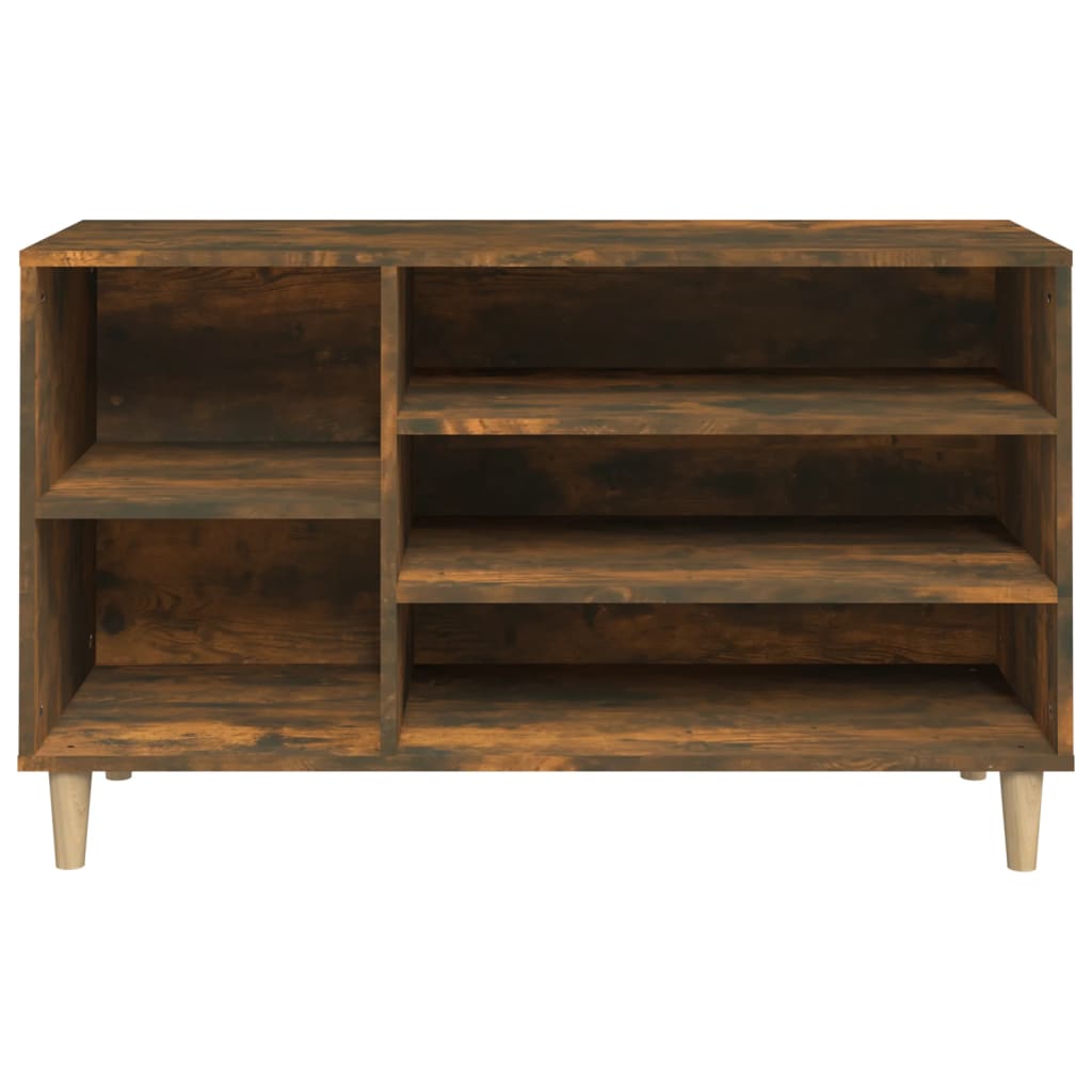 Armoire à chaussures Chêne fumé 102x36x60 cm Bois d'ingénierie - XIOS