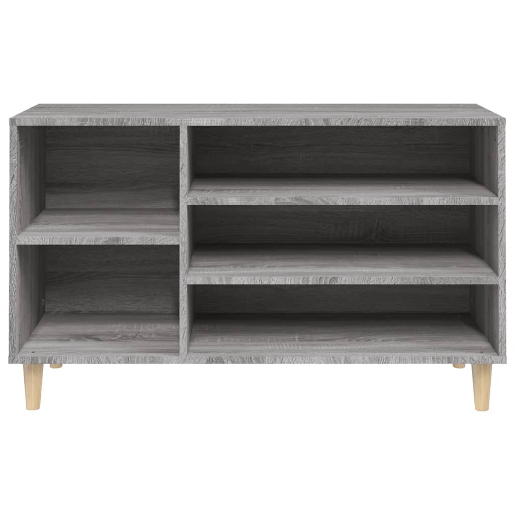 Armoire à chaussures Sonoma gris 102x36x60 cm Bois d'ingénierie - XIOS