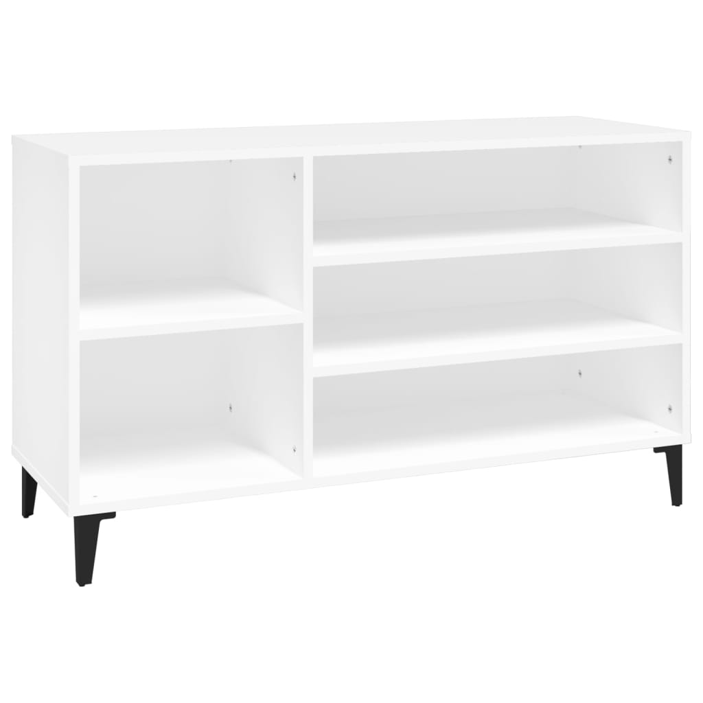 Armoire à chaussures Blanc 102x36x60 cm Bois d'ingénierie - XIOS