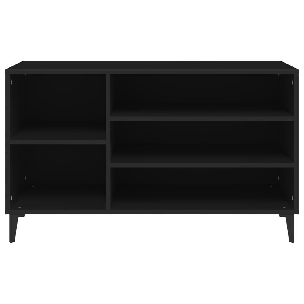 Armoire à chaussures Noir 102x36x60 cm Bois d'ingénierie - XIOS