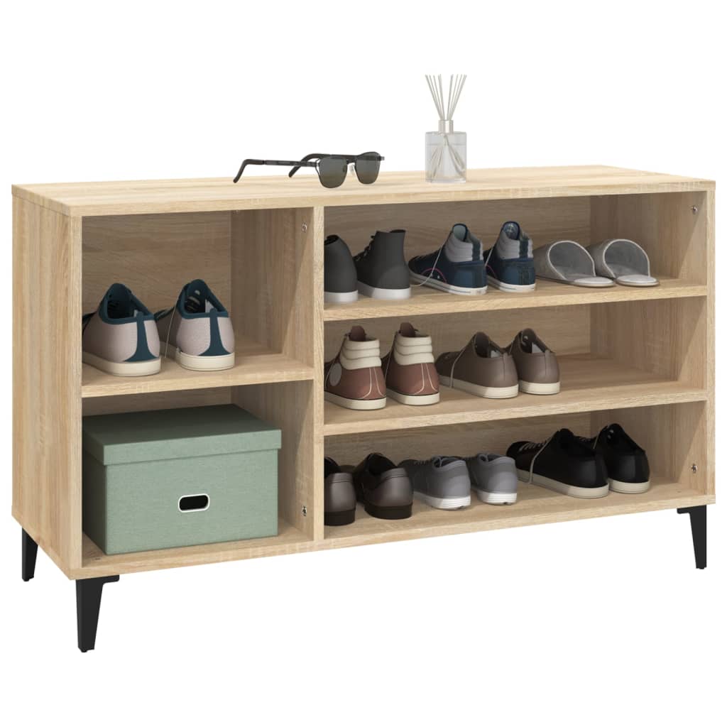 Armoire à chaussures Chêne sonoma 102x36x60cm Bois d'ingénierie - XIOS