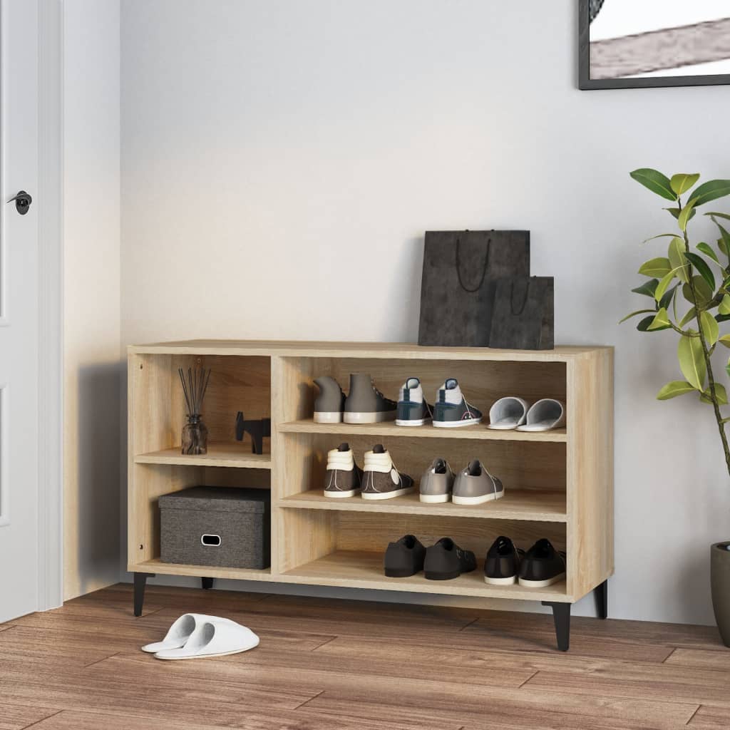Armoire à chaussures Chêne sonoma 102x36x60cm Bois d'ingénierie - XIOS