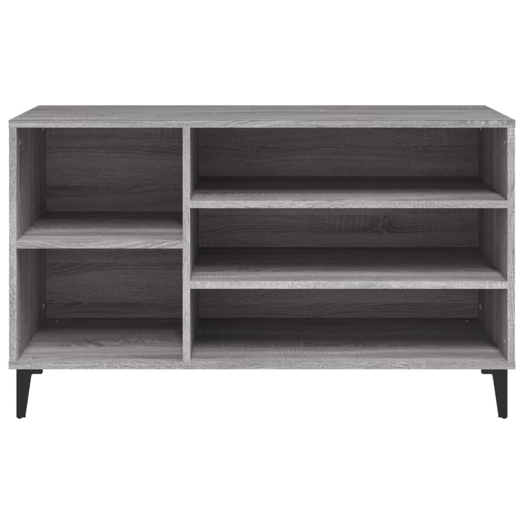 Armoire à chaussures Sonoma gris 102x36x60 cm Bois d'ingénierie - XIOS
