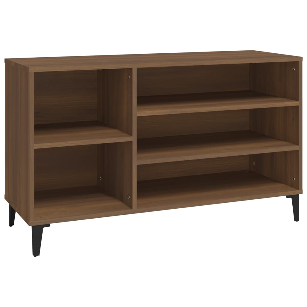 Armoire à chaussures Chêne marron 102x36x60cm Bois d'ingénierie - XIOS