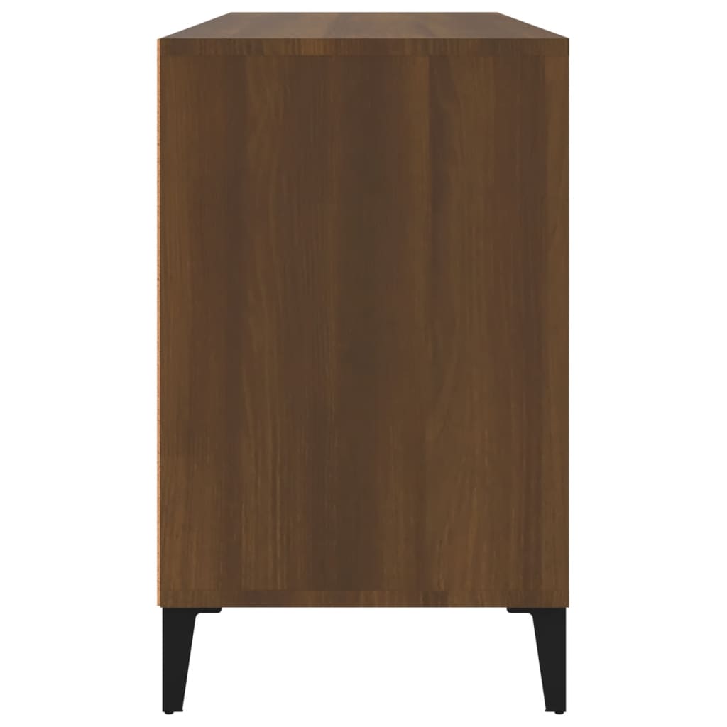 Armoire à chaussures Chêne marron 102x36x60cm Bois d'ingénierie - XIOS