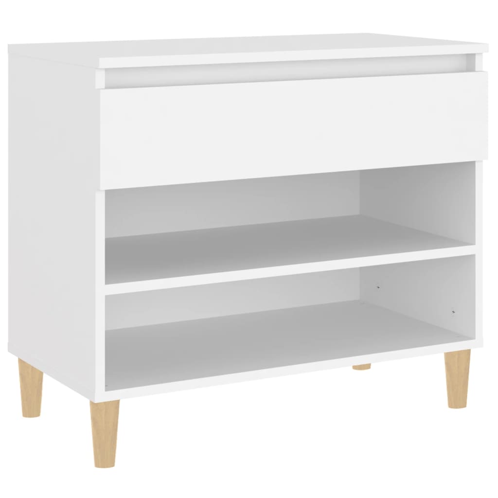 Armoire à chaussures Blanc 70x36x60 cm Bois d'ingénierie - XIOS