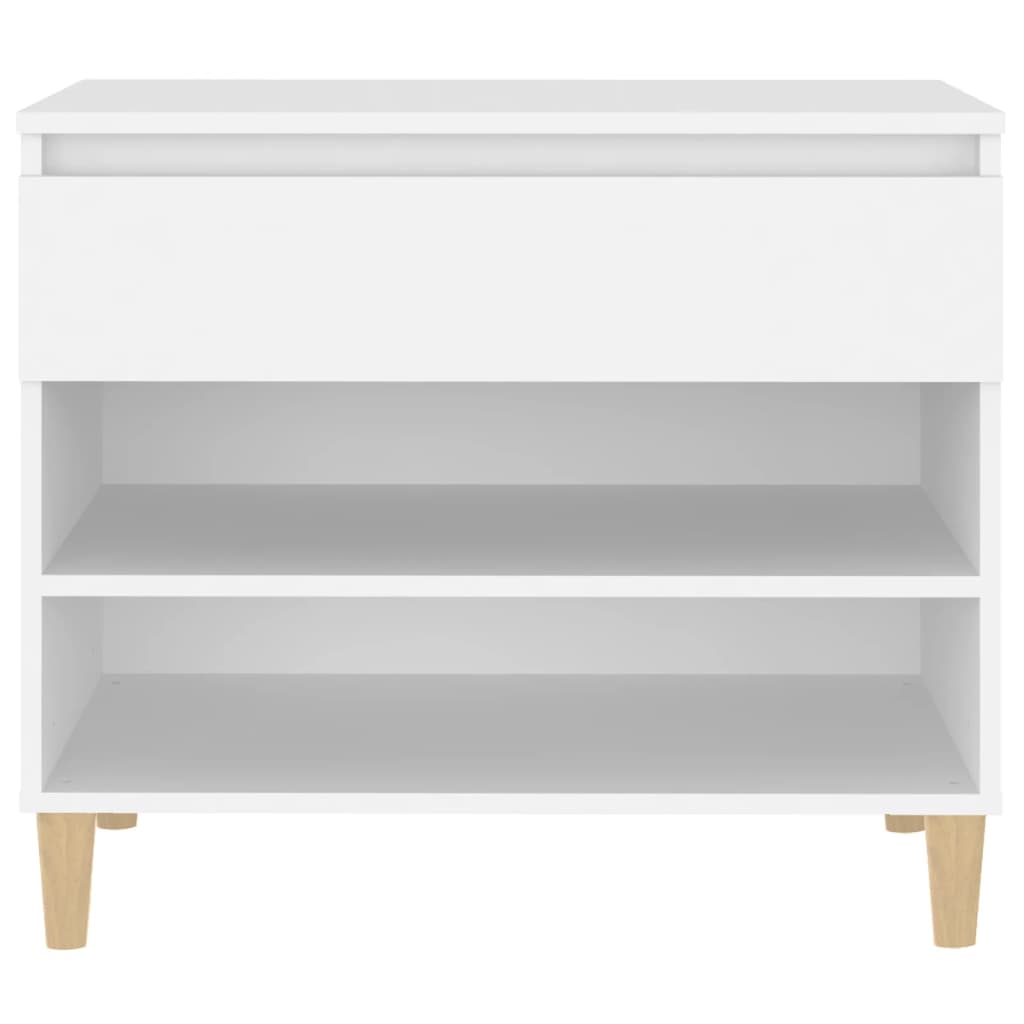 Armoire à chaussures Blanc 70x36x60 cm Bois d'ingénierie - XIOS