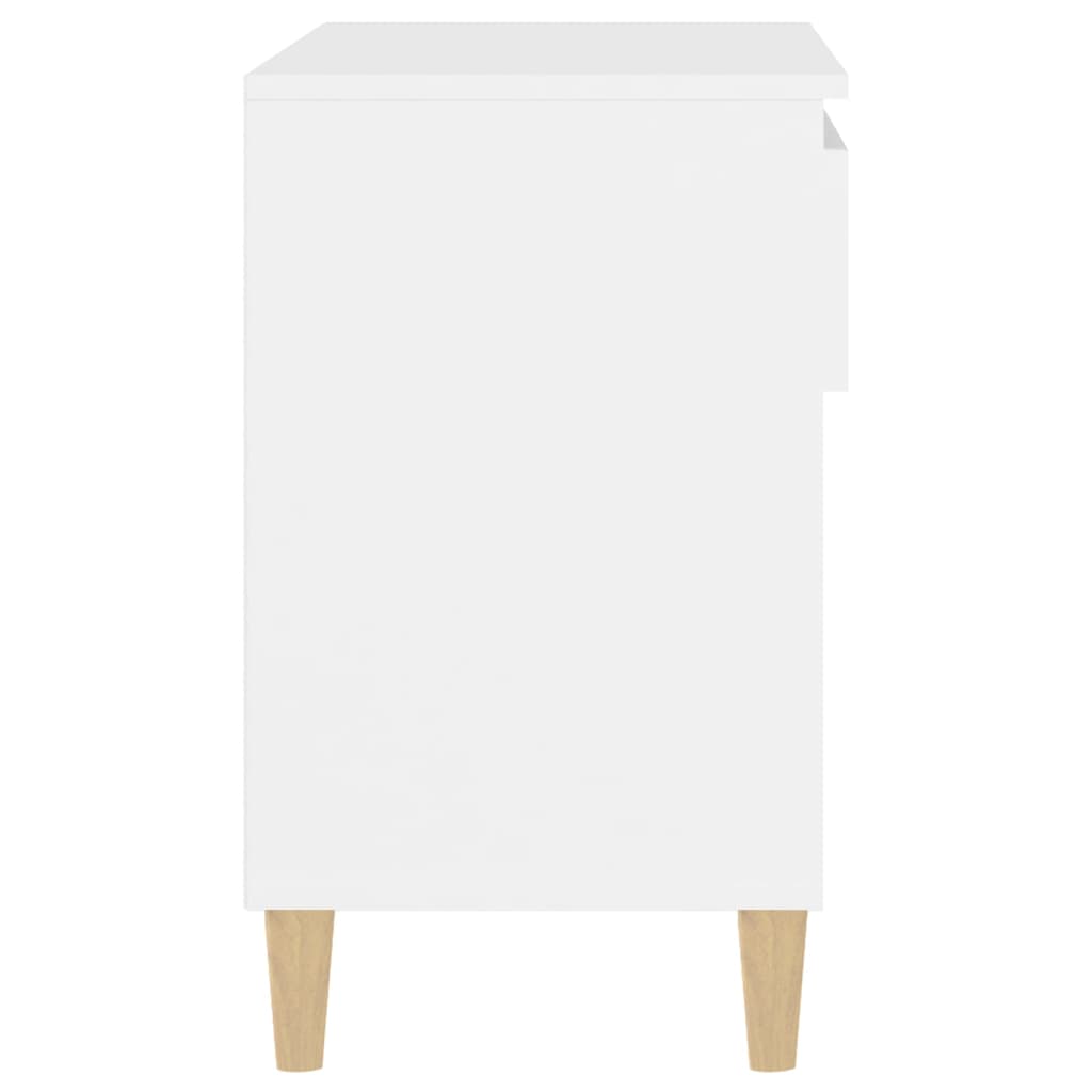 Armoire à chaussures Blanc 70x36x60 cm Bois d'ingénierie - XIOS