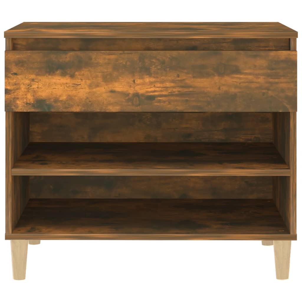 Armoire à chaussures Chêne fumé 70x36x60 cm Bois d'ingénierie - XIOS