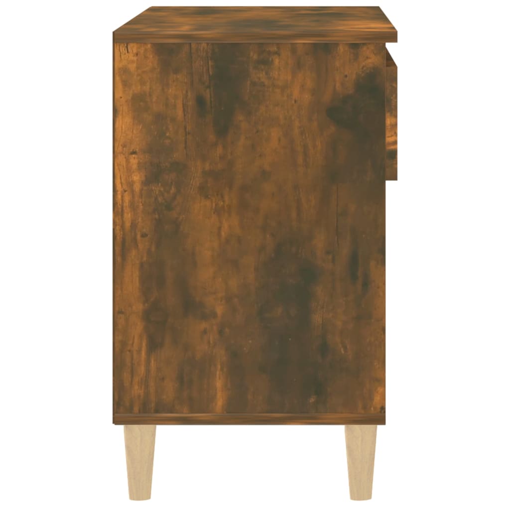 Armoire à chaussures Chêne fumé 70x36x60 cm Bois d'ingénierie - XIOS