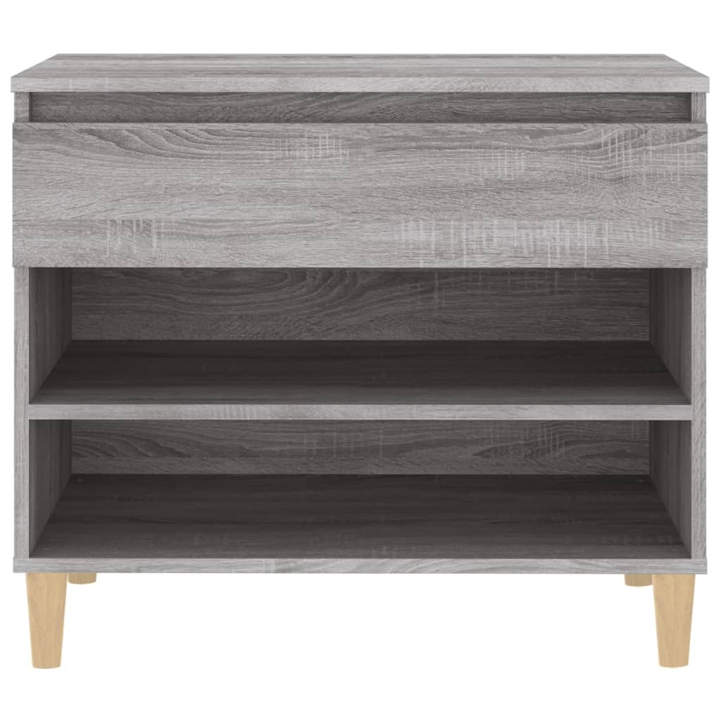 Armoire à chaussures Sonoma gris 70x36x60 cm Bois d'ingénierie - XIOS