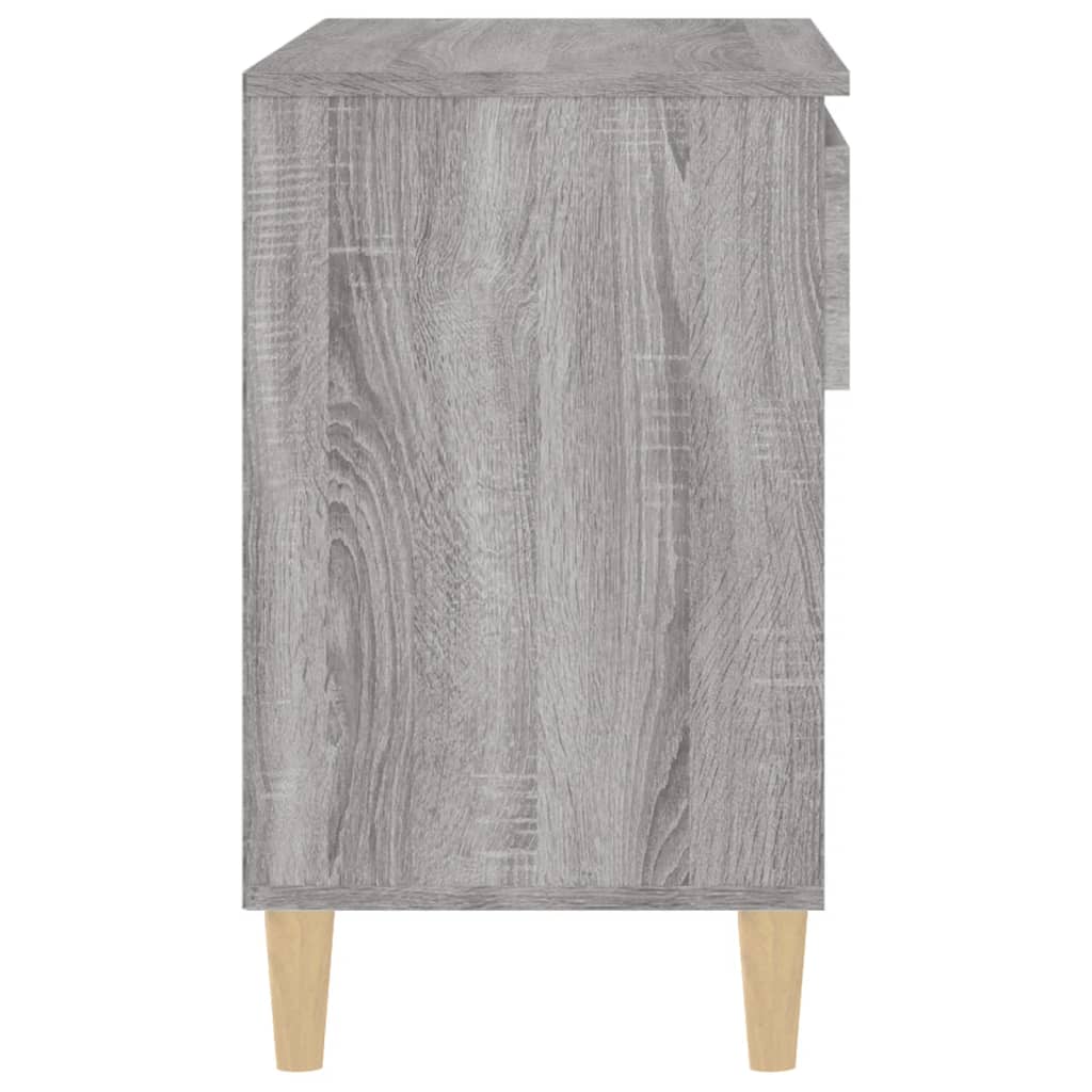 Armoire à chaussures Sonoma gris 70x36x60 cm Bois d'ingénierie - XIOS