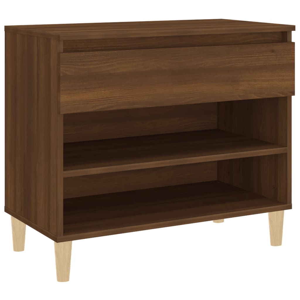 Armoire à chaussures Chêne marron 70x36x60 cm Bois d'ingénierie - XIOS