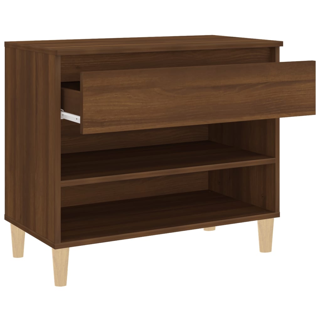 Armoire à chaussures Chêne marron 70x36x60 cm Bois d'ingénierie - XIOS