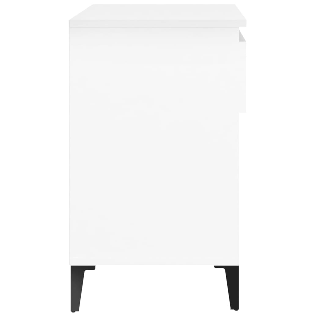 Armoire à chaussures Blanc 70x36x60 cm Bois d'ingénierie - XIOS