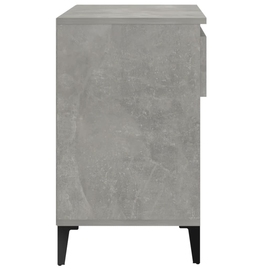 Armoire à chaussures Gris béton 70x36x60 cm Bois d'ingénierie - XIOS