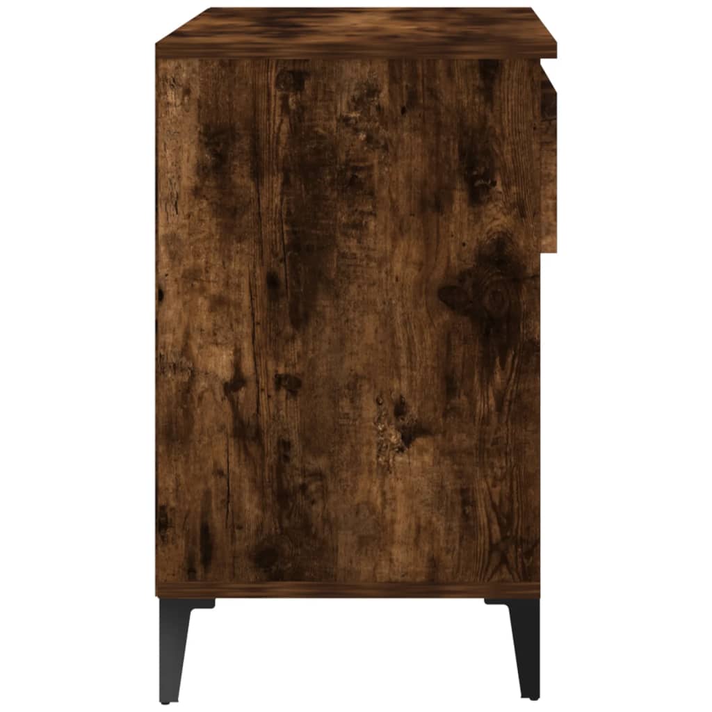 Armoire à chaussures Chêne fumé 70x36x60 cm Bois d'ingénierie - XIOS