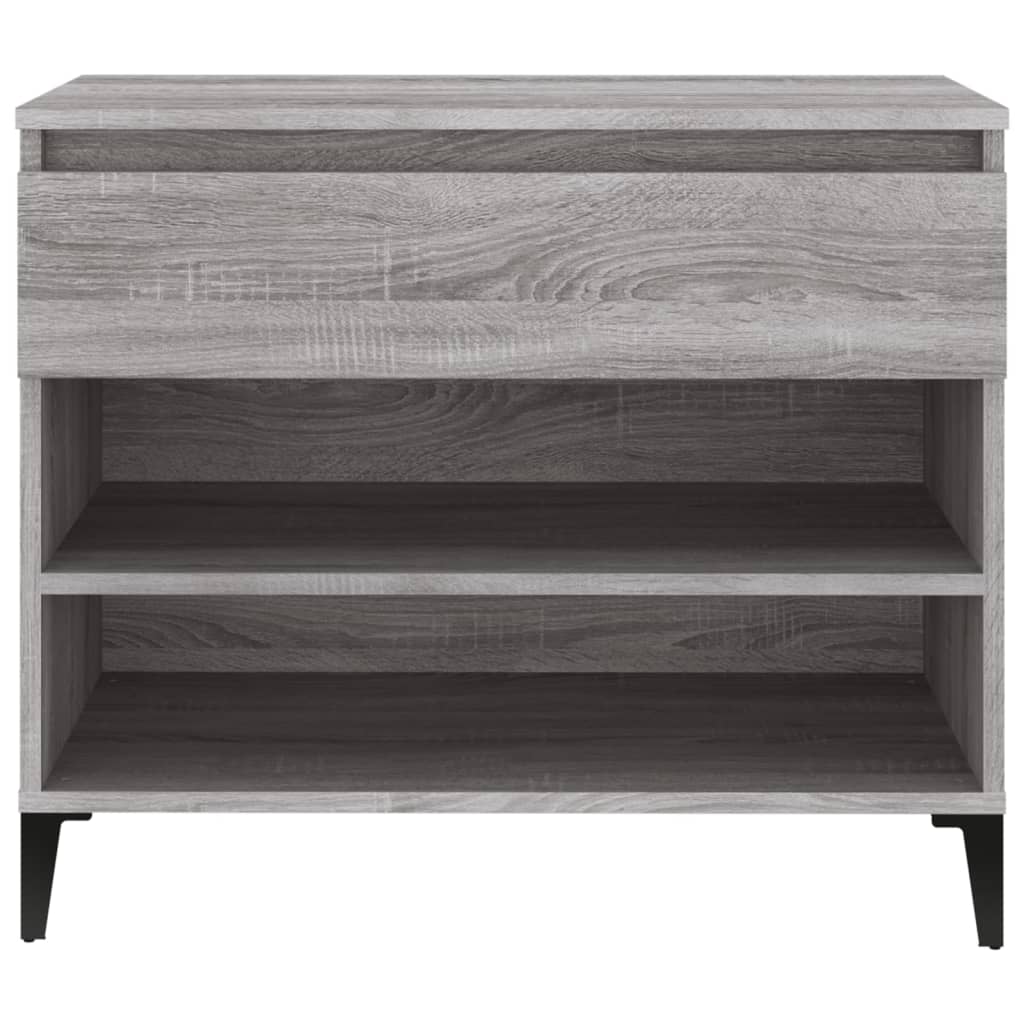 Armoire à chaussures Sonoma gris 70x36x60 cm Bois d'ingénierie - XIOS