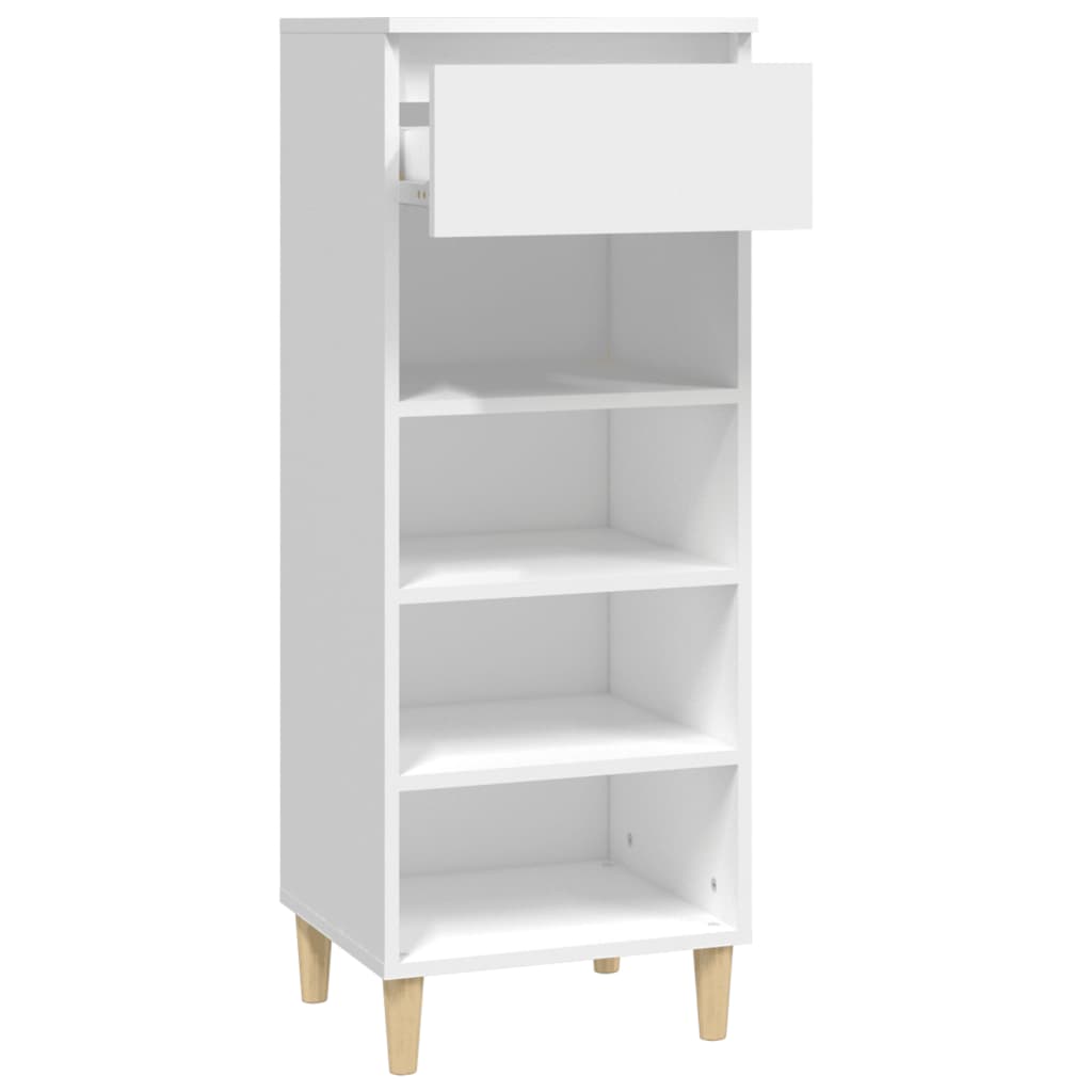 Armoire à chaussures Blanc 40x36x105 cm Bois d'ingénierie - XIOS
