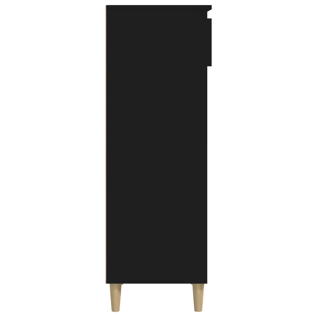 Armoire à chaussures Noir 40x36x105 cm Bois d'ingénierie - XIOS