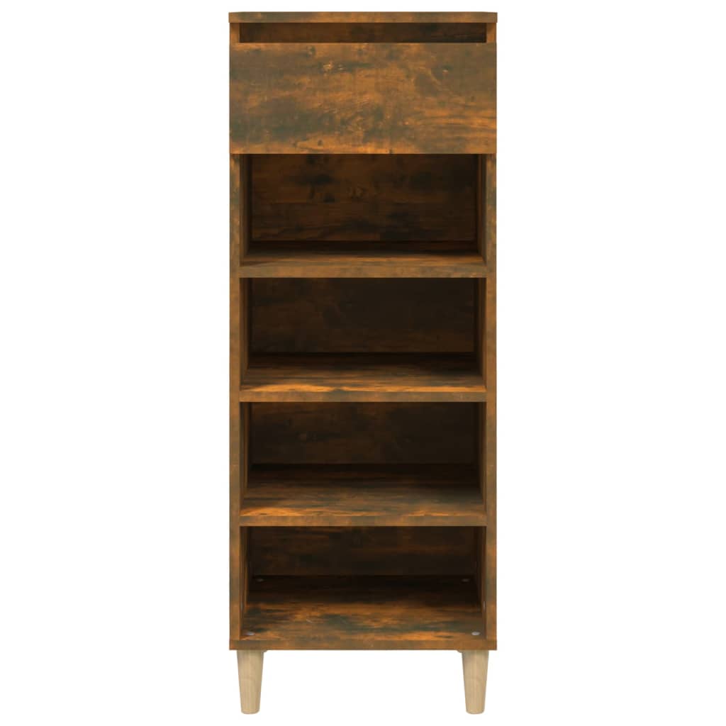 Armoire à chaussures Chêne fumé 40x36x105 cm Bois d'ingénierie - XIOS