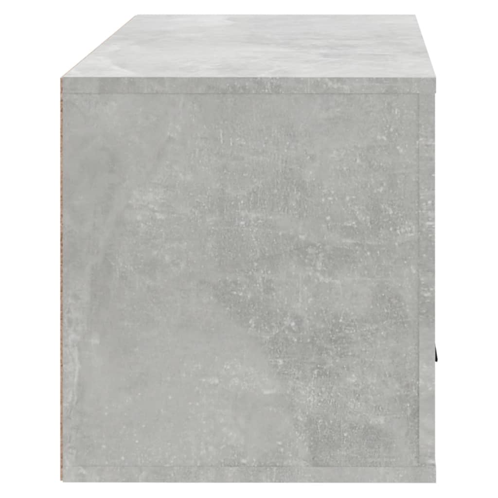 Armoire à chaussures murale Gris béton 70x35x38 cm - XIOS