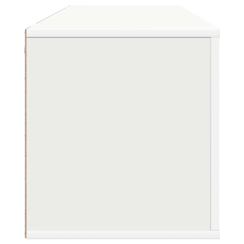Armoire à chaussures murale Blanc 100x35x38cm Bois d'ingénierie - XIOS