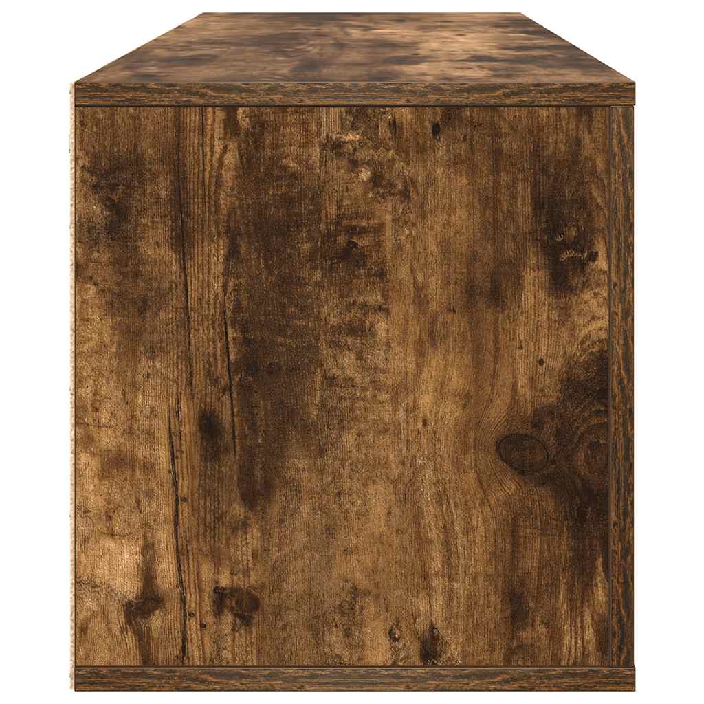 Armoire à chaussures murale Chêne fumé 100x35x38 cm - XIOS