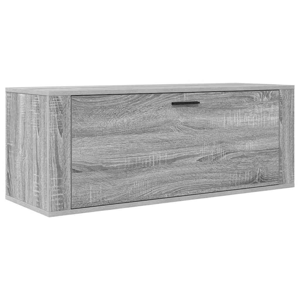 Armoire à chaussures murale Sonoma gris 100x35x38 cm - XIOS