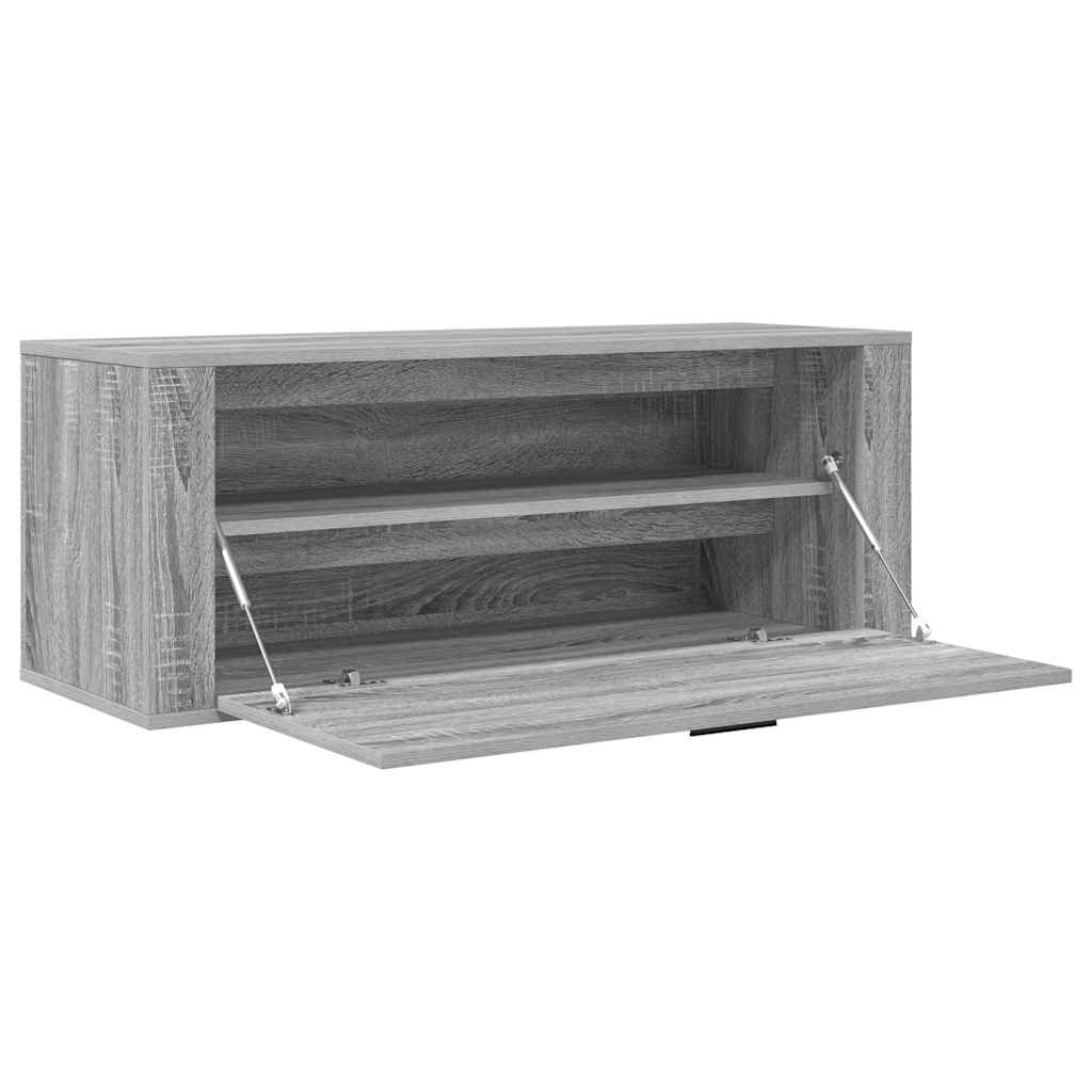 Armoire à chaussures murale Sonoma gris 100x35x38 cm - XIOS