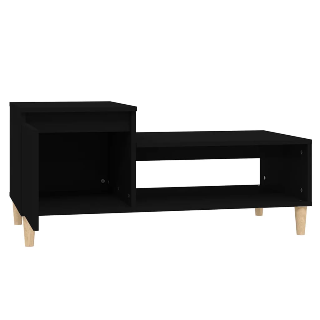 Table basse Noir 100x50x45 cm Bois d'ingénierie - XIOS