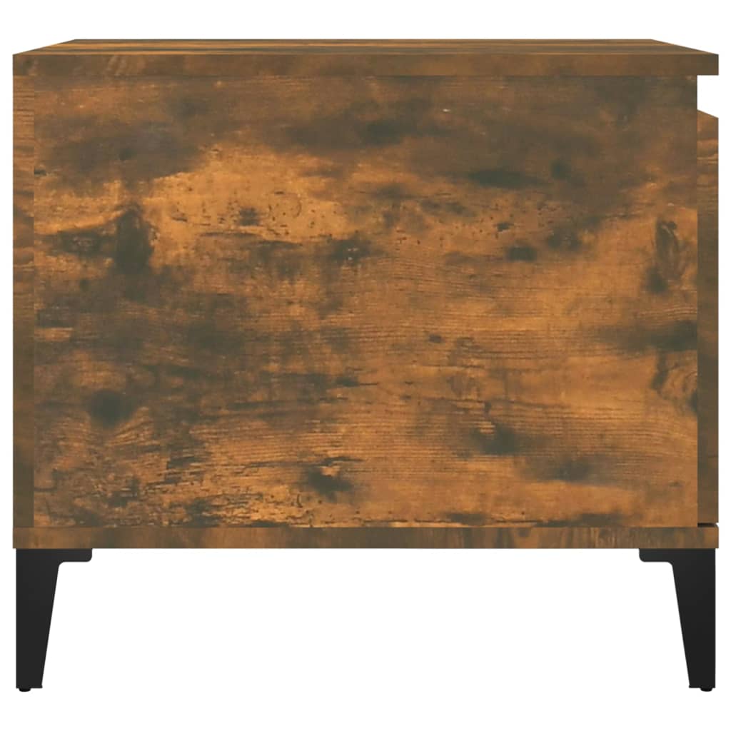 Table basse Chêne fumé 100x50x45 cm Bois d'ingénierie - XIOS